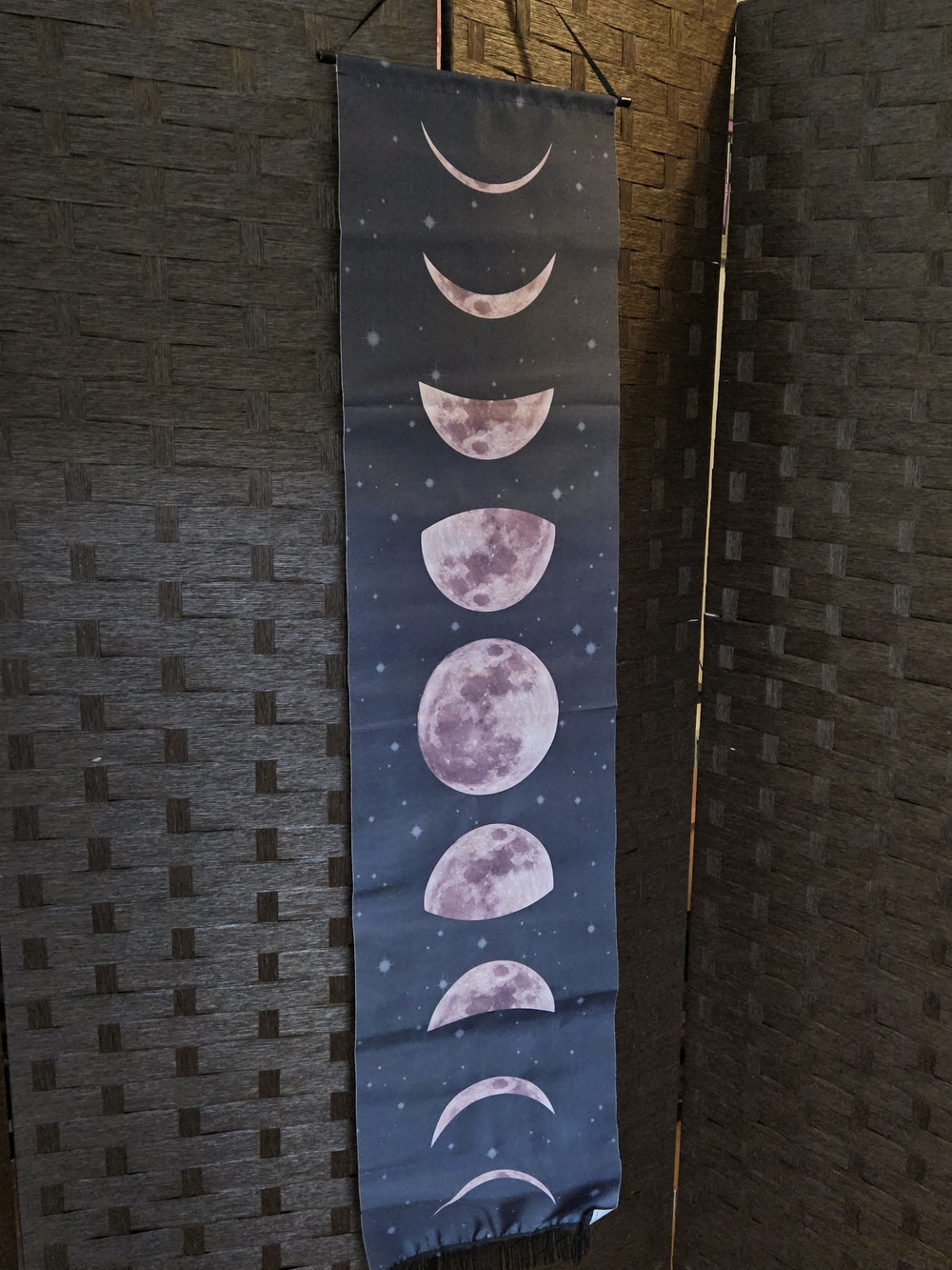 Moon Phase Wall Tapestry - Purple Moon Design